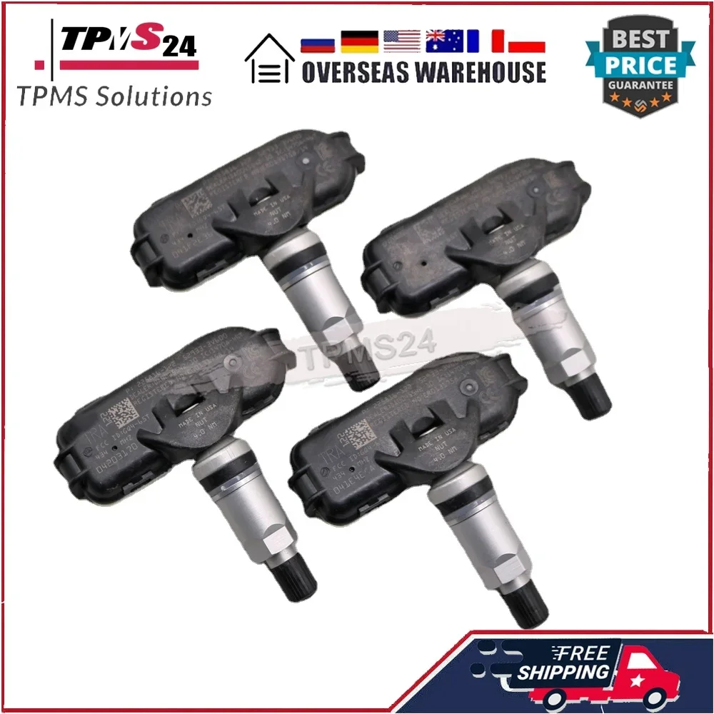 4PCS For 2011-2014 Hyundai Grandeur [HG] 2014-2019 I40 [VF] 2011-2017 Kia Rio[UB] 433MHz TIRE AIR PRESSURE SENSOR 52933-3V600