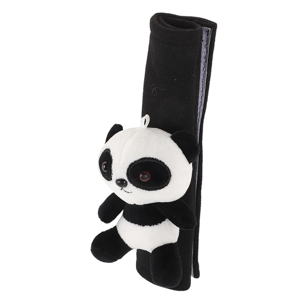 

Panda Shoulder Pads Car Decor for Women Belt Buckle Bear Pajamas Seat Strap Carseat Lovers