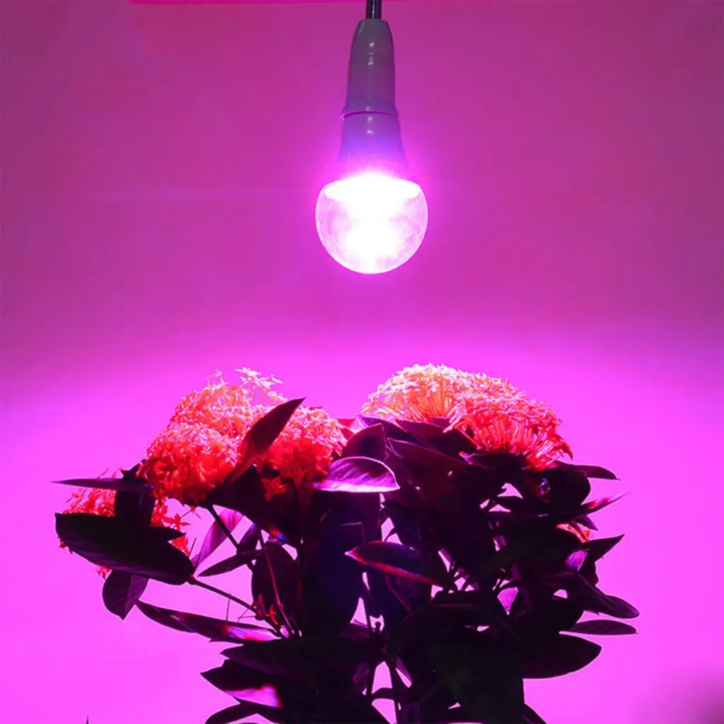 

LED Grow Light Bulb 12W e27 Red Blue Fill Light Bulbs For Indoor Hydroponics Flowers Plants LED Growth Lamp