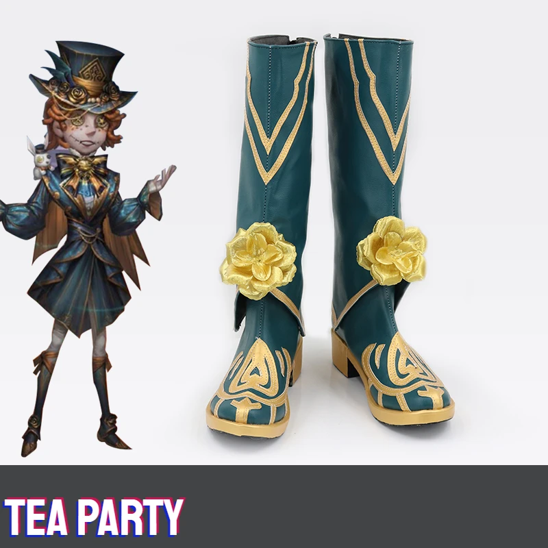 

Tea Party Acrobat Cosplay Shoes Identity V Mike Morton Cosplay Boot IDV Acrobat Cosplay Shoes Unisex Role Play Shoes