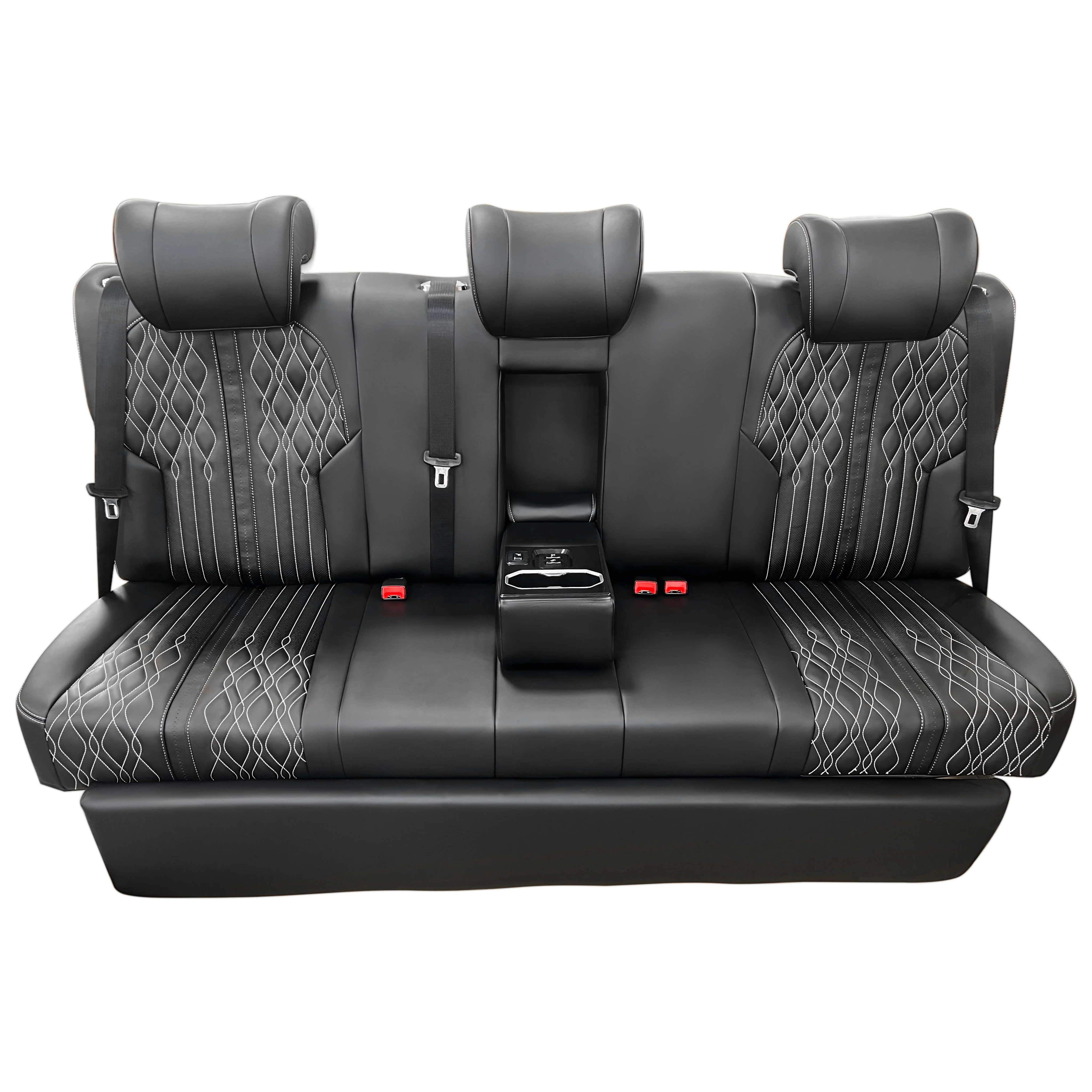 

Для STSF-JD 3-местный диван-скамья, регулируемый Vip-авто, роскошные сиденья для фургона с подставкой для ног