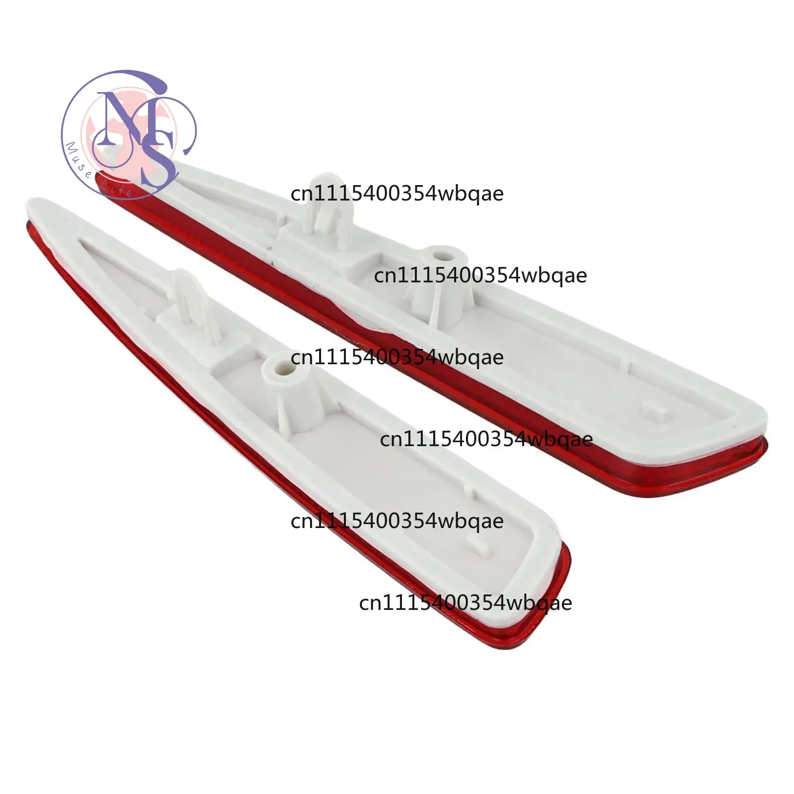 ZOCI-Red ABS Rear Reflector 81920-02090 /12140, Reflective Strip for Auris Hatchback 2013-2015