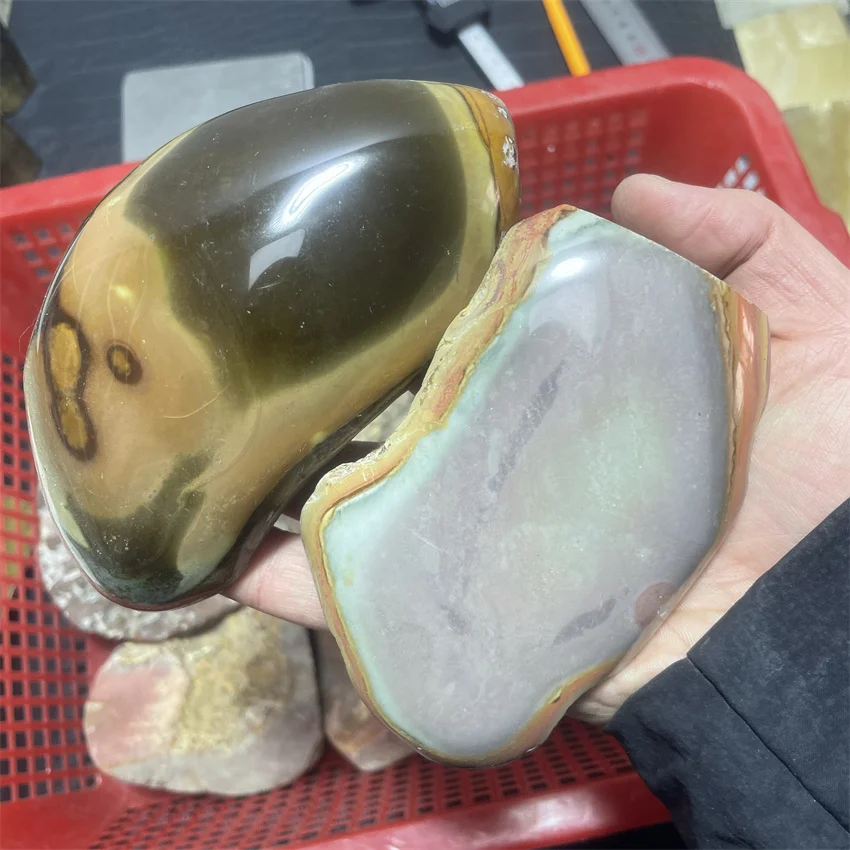 

5kg Natural Marine stone rough stone polishing hand piece Marine agate mineral crystal stone display wholesale