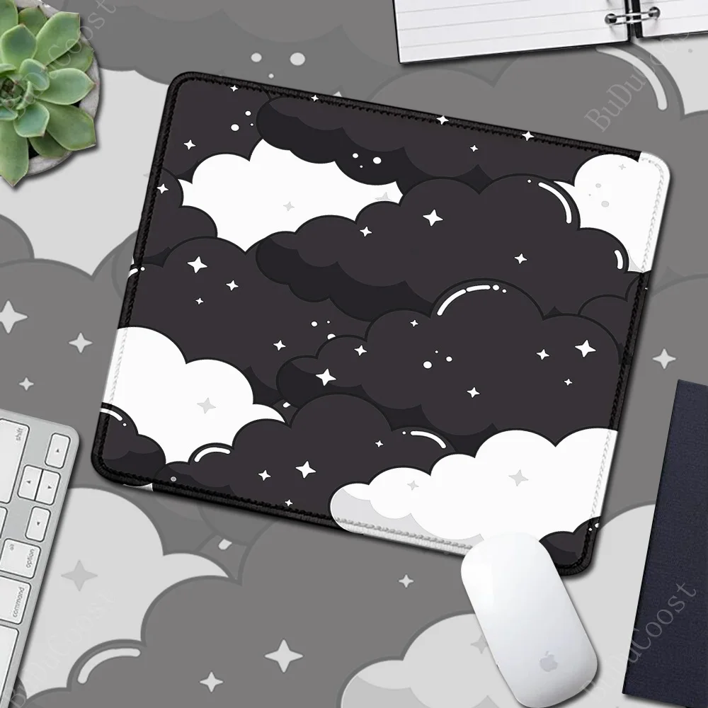 Mouse Pad Kawaii Cloud Gaming, pequenos tapetes de teclado de borracha, tapetes antiderrapantes, tapete de mesa bonito, tapete XS Desk, rosa, melhor