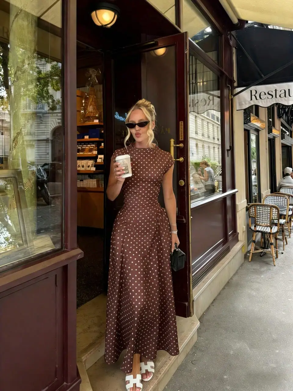 Women New Long Dresses Summer Elegant Upgraded Version Casual Polka Dots Party Dress Graceful Holiday Casual Slim Female Dresses - Image 6