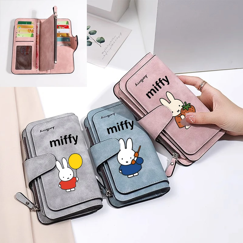 

Miffys Rabbit Wallet Women Wallets Card Wallet Coin Wallet Women Bags for Women Purse ID Wallets Female Coin Purse Kawaii Gift