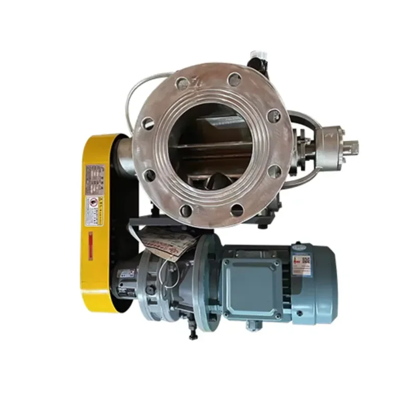 Quality Assurance High Temperature Electric Rotary Airlock Rotary Discharge Valve Loading and Unloading Device for Bulk