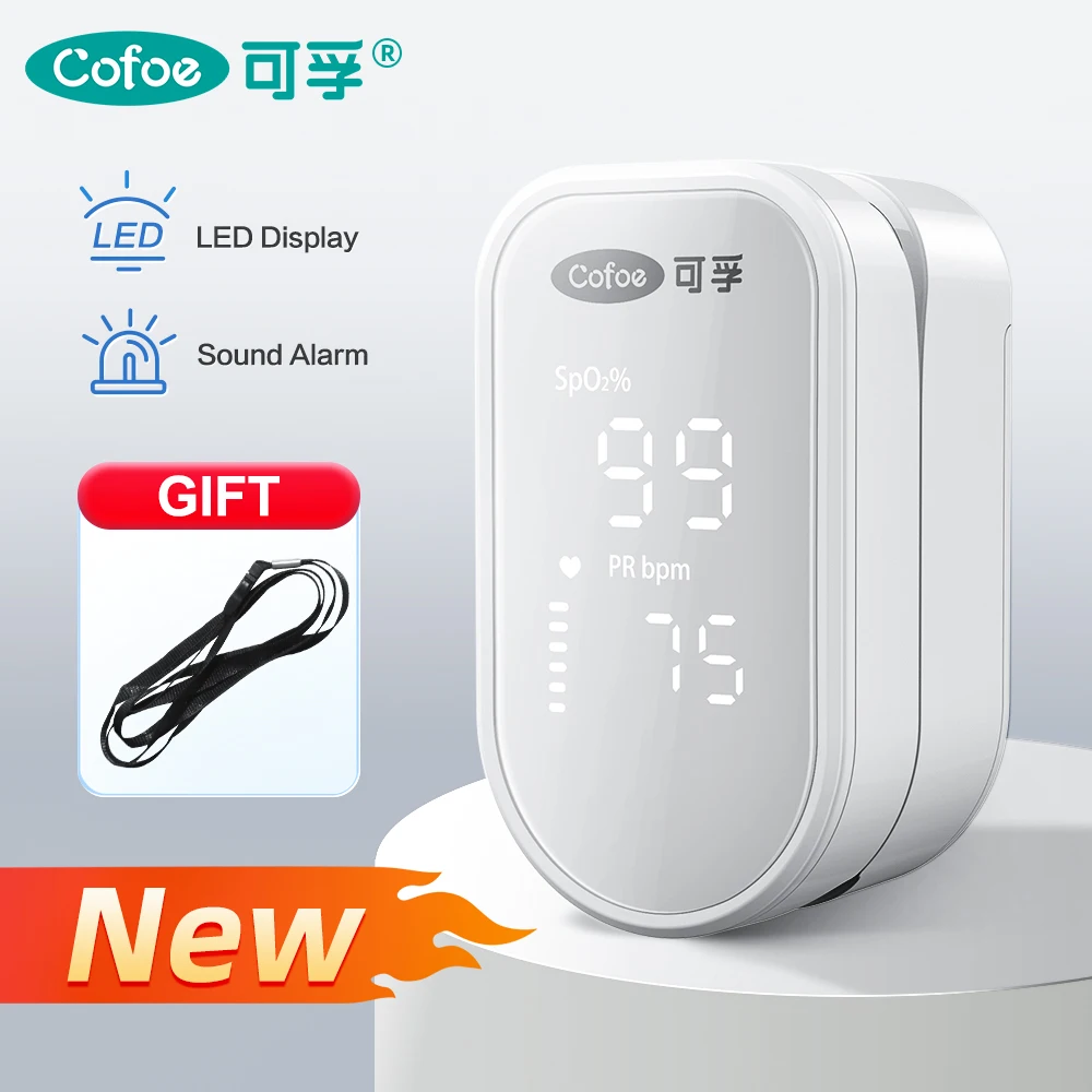 Cofoe Medical Oximeter Finger Clip Type Household Monitoring self-test Oxygen saturation