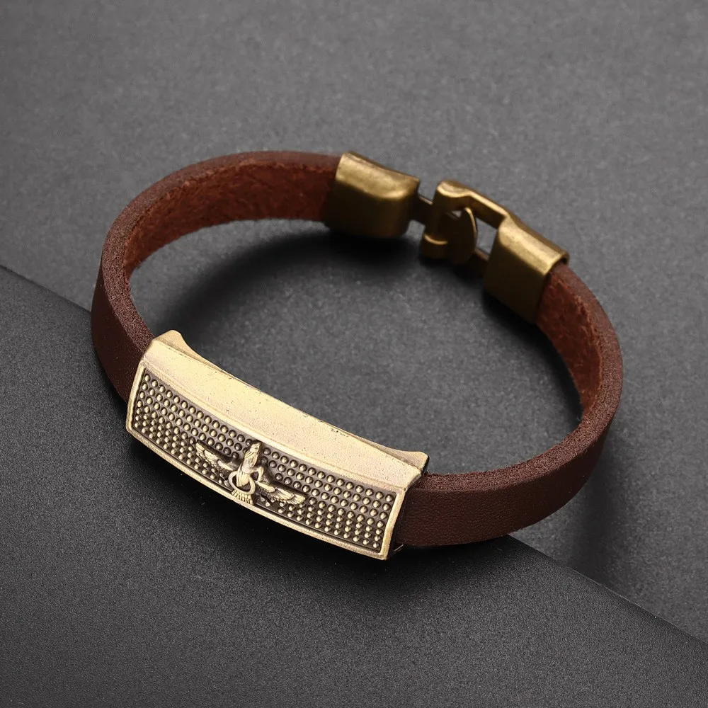 Vintage National Emblem Eagle Bracelet Charming Men\'s Bracelet New Fashion Jewelry Hip Hop Punk Accessories Wholesale