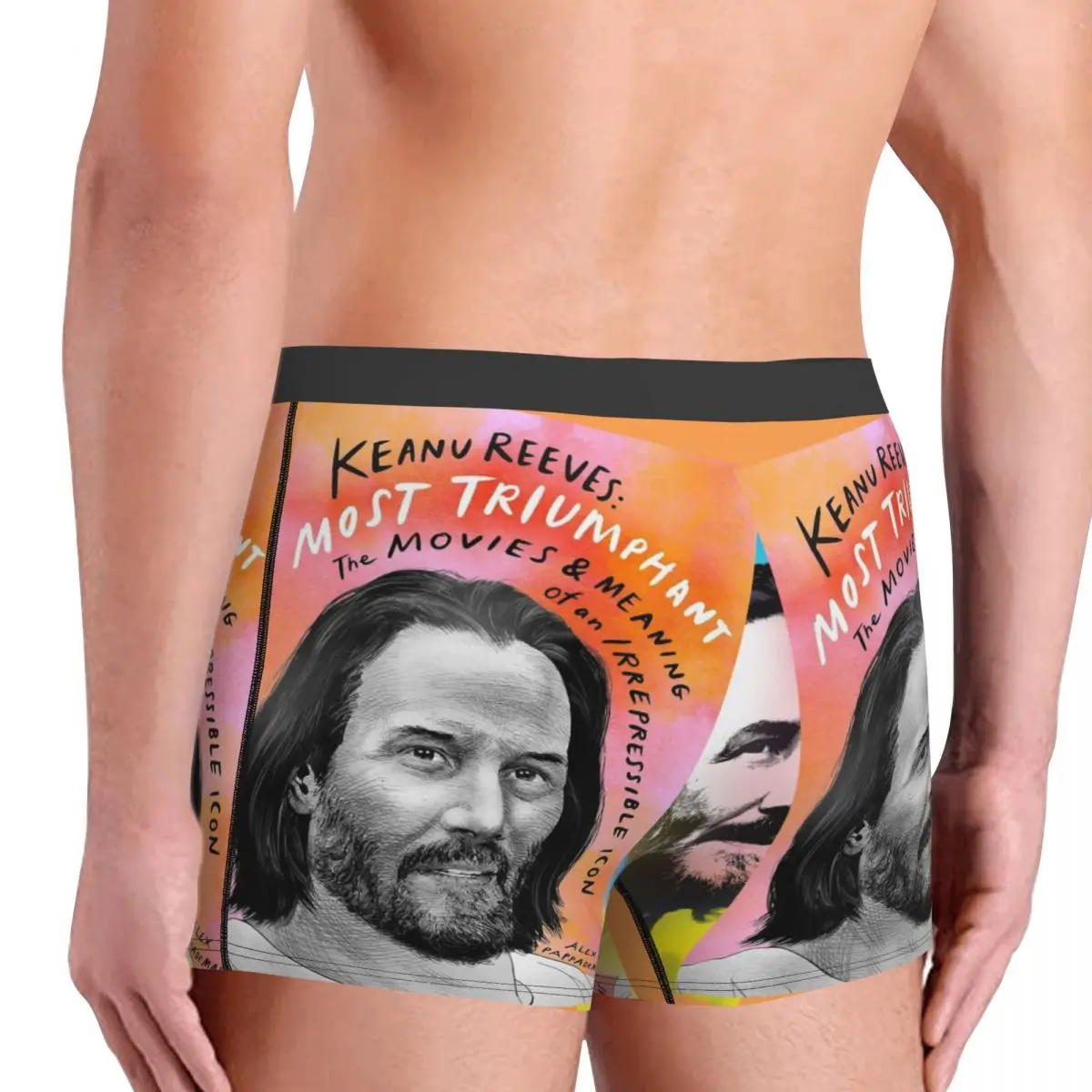 Keanu reeves john-wick man'scosy boxer slips unterwäsche hoch atmungsaktive geburtstags geschenke von höchster qualität