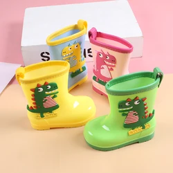 Nuovi bambini in PVC quattro stagioni cartone animato carino scarpe da pioggia per bambini moda solletico drago stivali da pioggia per bambini