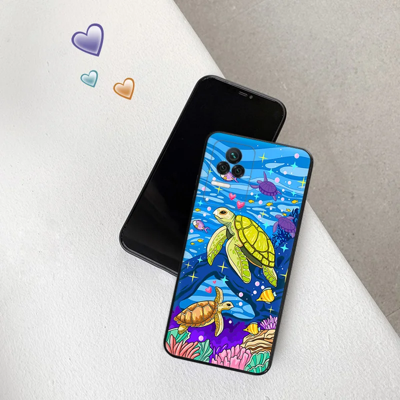 Phone Case for Redmi Note11 Pro 10S 11S 10A 10C Xiaomi 11T 10T Note 10 11 Lite Mushroom Unicorn Panda Soft Black Anti-Drop Cover