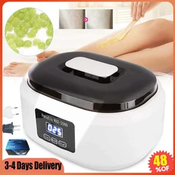 Riscaldatore della cera 200W, mani piedi bagno corpo depilazione, temporizzazione digitale, fusione cera fagiolo terapia macchina, uomini donne Spa liscia cura della pelle