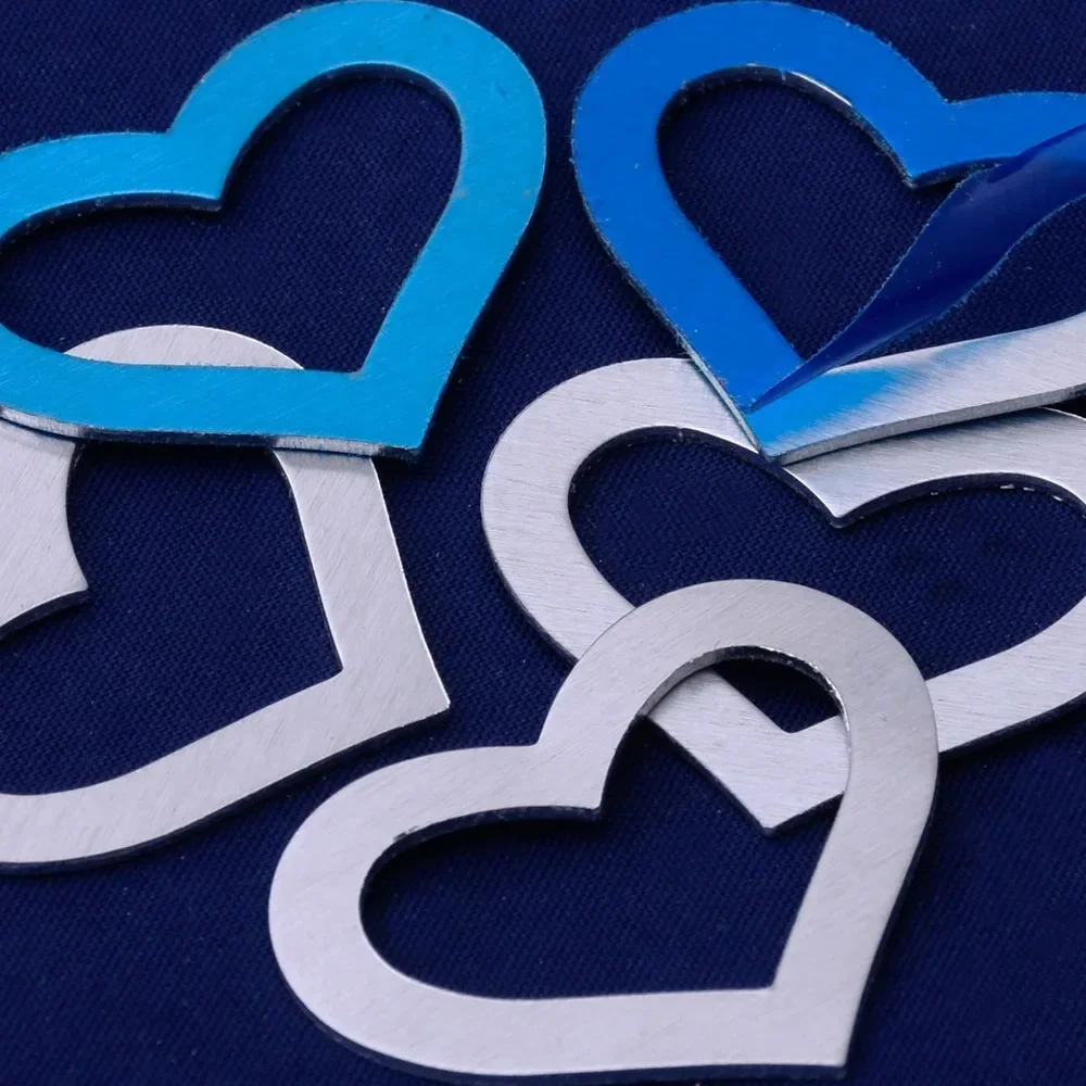 

20pcs 1 1/4"*1"(32*25mm) 18 Gauges, tibetara® Aluminum Heart Blank, Stamping Tag,Jewelry tags-10148101