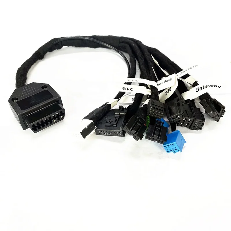 For Benz W164 W212 W221 W166 W246 W218 W204 W197 W447 W172 Compatible 15 In 1 EIS ELV Gateway Test Line Platform Cable Set