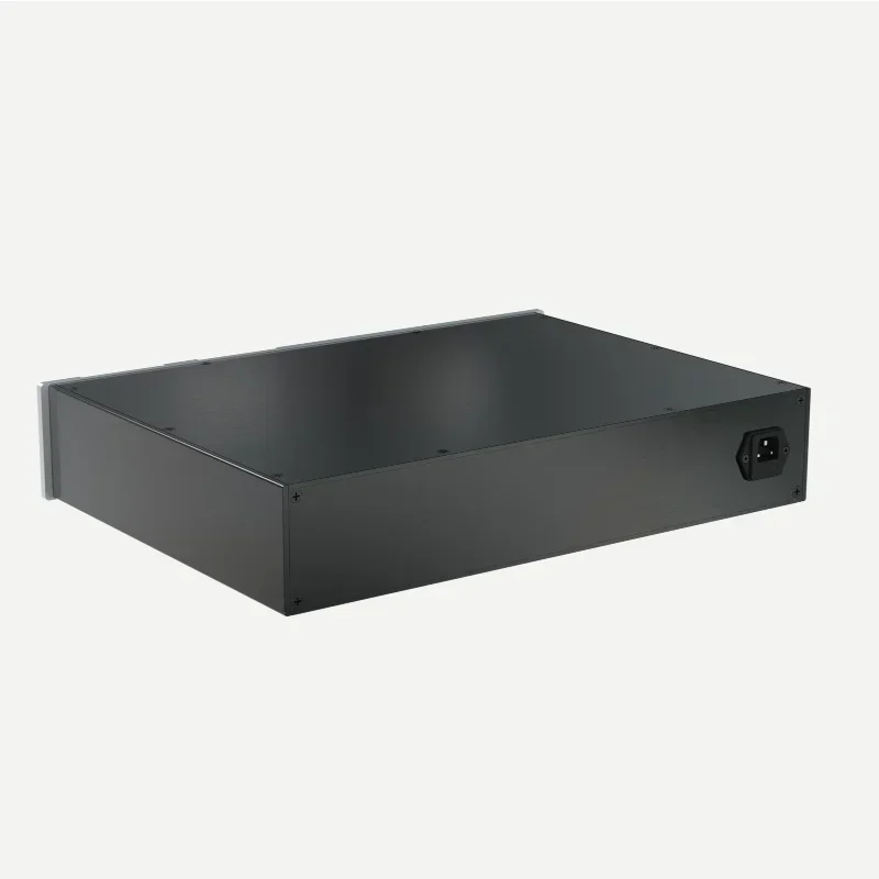 

430*82*308/358mm All Aluminum Power Amplifier Chassis Enclosure Vu Meter for Preamplifier DIy Amplifier Audio Case Shell