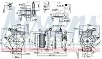 

890169 air conditioner compressor for CHRYSLER VOYAGER V GRAND CARAVAN