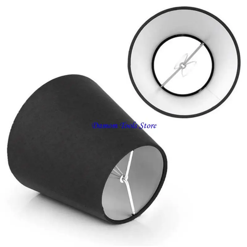 57BE 3 حزمة أنيقة الثريا ضوء ظلال مصباح ظلال PVC النسيج الملمس غطاء مصباح صغير مجموعة مناسبة لمصابيح الثريا