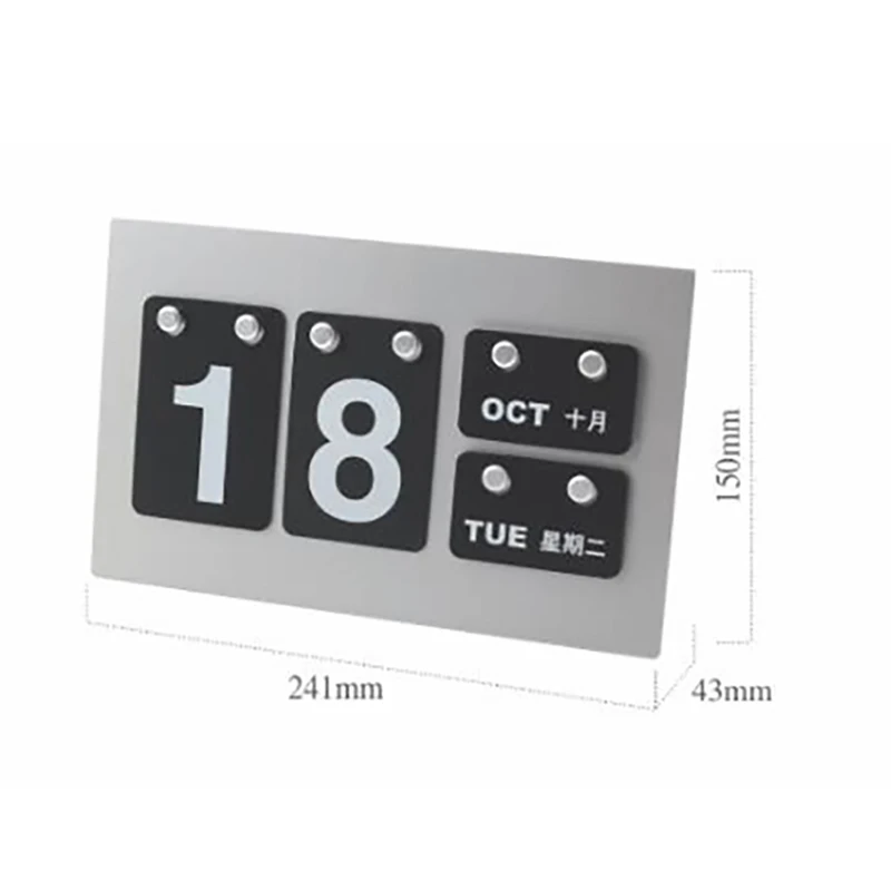 Vintage Cute Desktop Standing Calendar Daily Schedule Hanging Calendars Cafe Restaurant Hotel Reception Table Embellishments