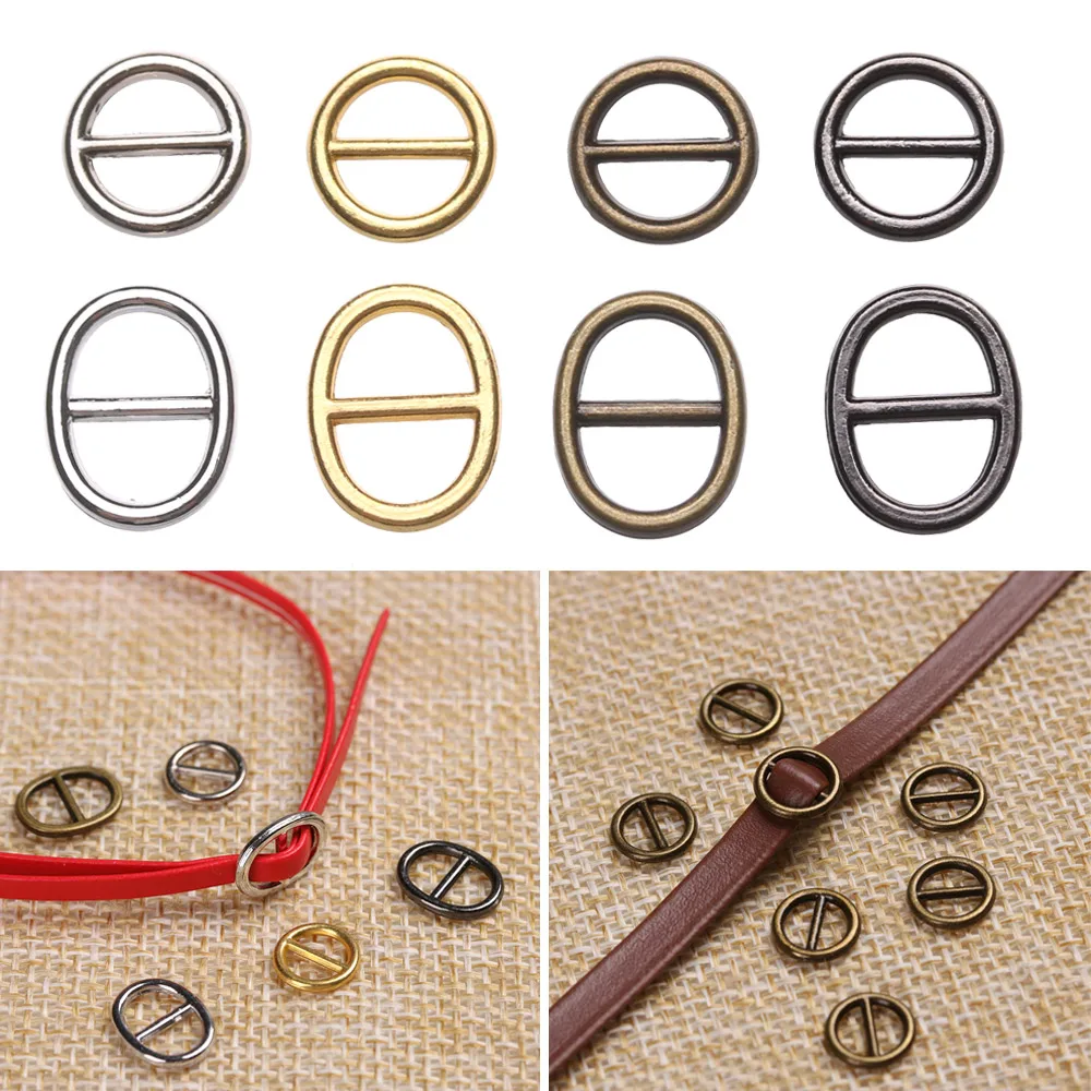 Ultra-pequeno Tri-glide cinto fivela para sacos de boneca, mini moda, botões DIY, sapatos acessórios, mais novo, 5mm, 6mm, 20pcs