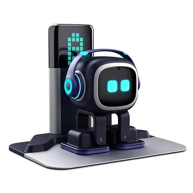 Emo Robot Voice Recognition Pet Robot AI Communication Intelligent Robot Electronic Toys Desktop Companion Robot For Kids Gift