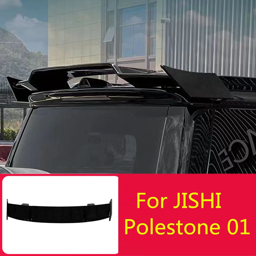 Suitable For BAIC JISHI polestone 01 Car Tail Wing Roof Fixed Wing Modified Paint Sports Rear Wing