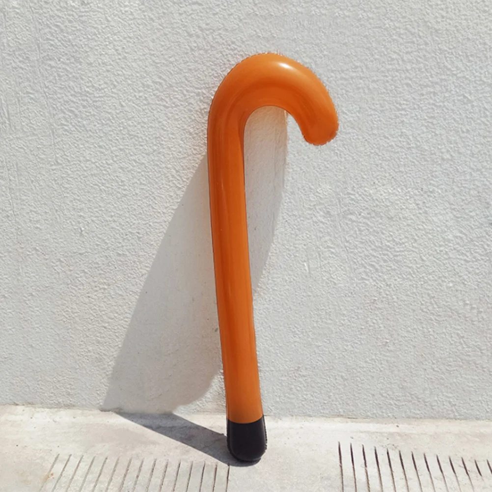 مجموعة عكاز قابلة للنفخ من مادة PVC مكونة من 4 قطع بتصميم واقعي خفيف الوزن للحفلات التنكرية ومهرجان الأداء الممتع