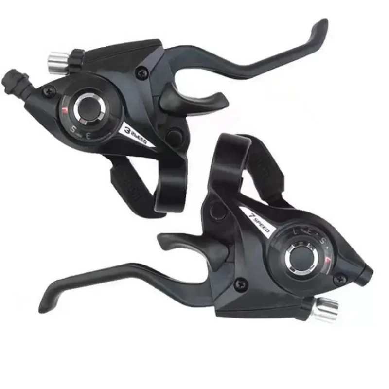 Bike Derailleurs 3x7 21 Speed Switch MTB Bicycle Shifter Levers Brake with Shift Cable Cycling Disc Handle for Bike Trekking image 5