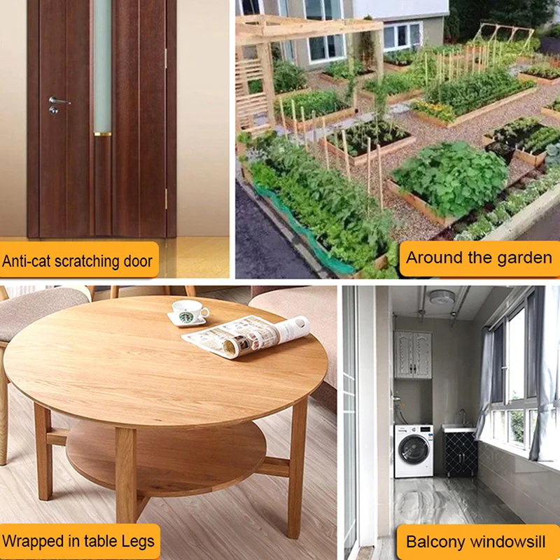 49*14*2.8cm Garden Cat Scat Mat Anti Cat Dog Repellent Mat Deterrent Spike Mat Garden Supply 1 Pc