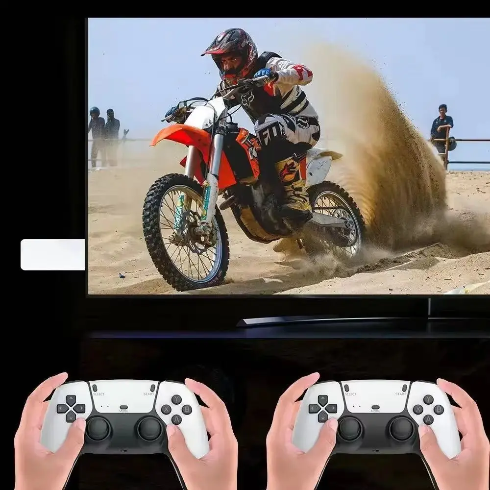 

2024 64G M15 Game Stick HD Output Two-player Wireless Gamepads Classic 20000+ Retro Game Handheld Game Console