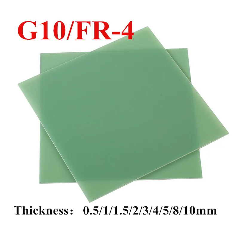 Thickness 0.5/1/1.5/2/3/4/5mm FR4 Fiberglass Sheet Green G10 Insulating Plate 3240 Epoxy Resin Board Glass Fibre Gasket 3D Print