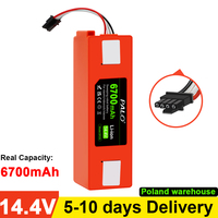 PALO 14.4V Original BRR-2P4S-5200S Robotic Vacuum Cleaner Battery For Xiaomi Roborock S50 S51 S55 S60 S65 S5 MAX S6 Parts