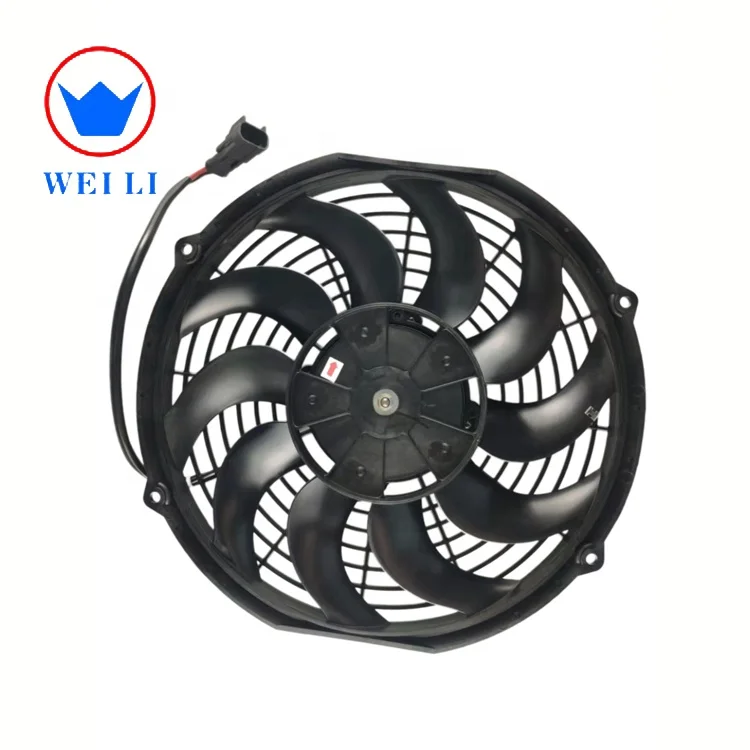Original 24V 280mm High Quality Durable Auto Part LNF2201Q5 Condenser Cooling Fan Motor for Bus and Truck