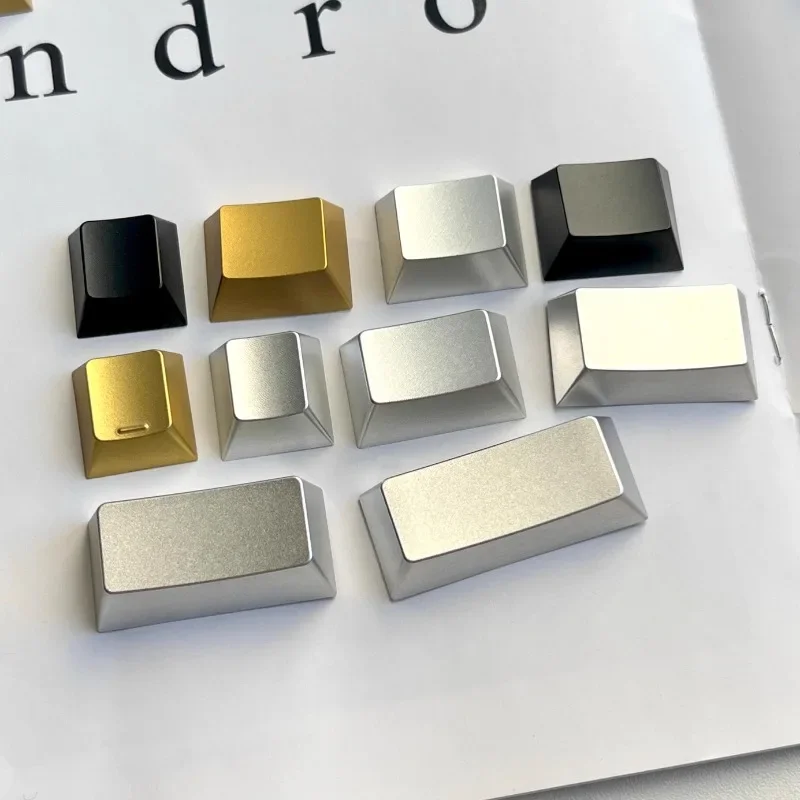 

Uncarved Metal Keycaps custom Single Keycaps R1/R2/R3/R4 Cherry Profile 1.25U 1.5U Keycaps for Mechanical Keyboards Gifts