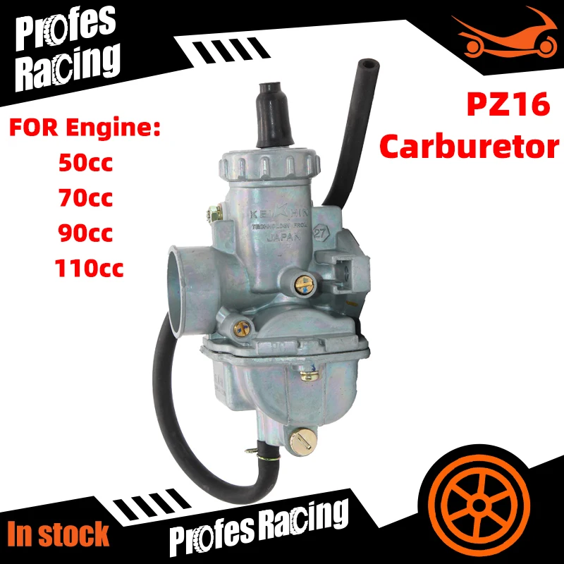 

Motorcycle Hand Choke PZ16 16mm Carb Carburetor For KEIHI 50cc 70cc Dirt Pit Bike Motorcross Atv Quad