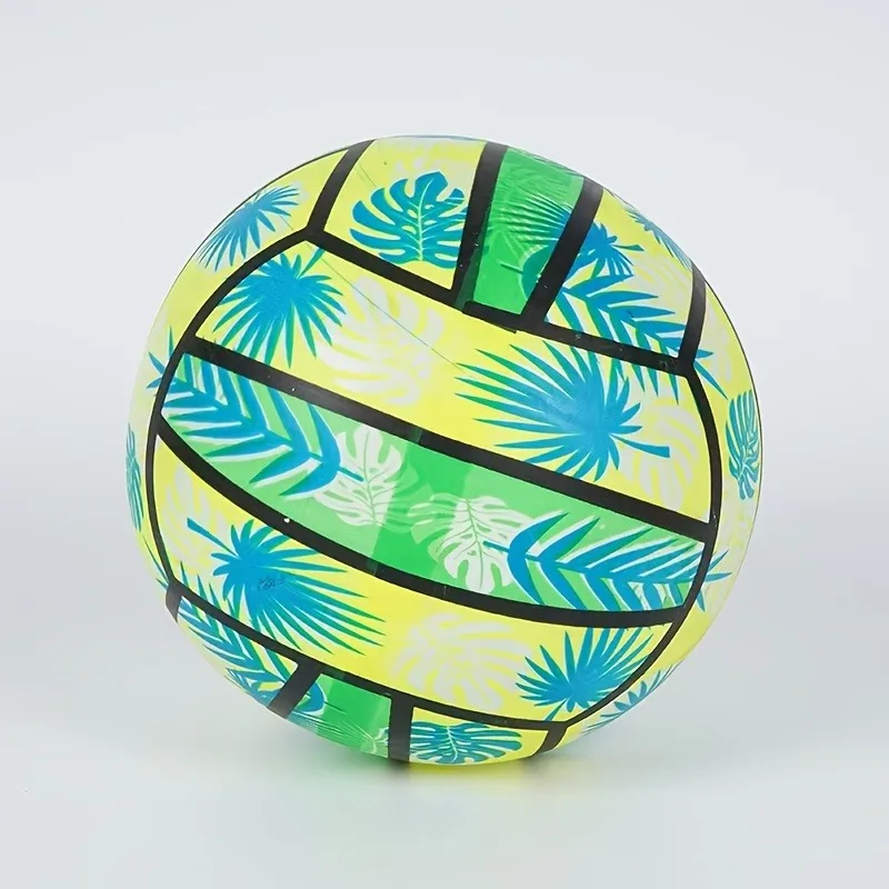 Extra Thick Kids Inflatable Water Volleyball Ball Single PVC Floating Beach Toy for Children Pool Summer Outdoor Fun Games