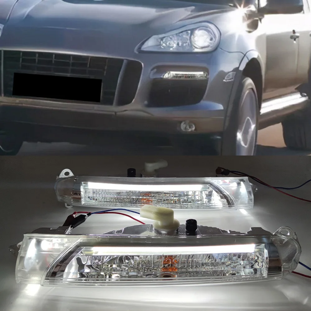 

For Porsche old model 07-10 Cayenne 4.8GTS front bumper lights, turn signals, daytime running lights