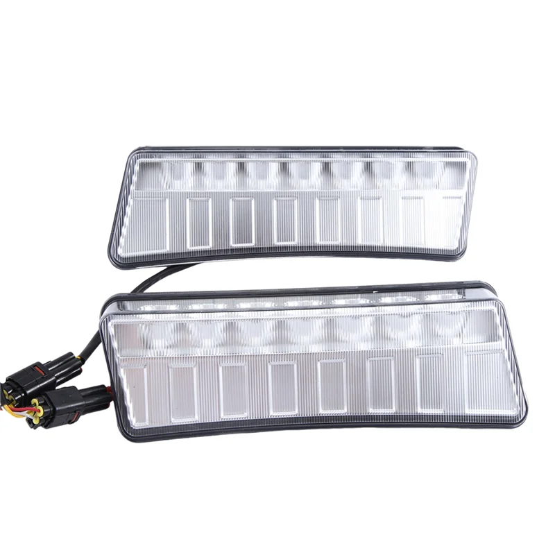 

Leading-Edge-Daytime Running Light LED Turn Signal Fog Light For Nissan 03-05 Replacement Part Accessory White
