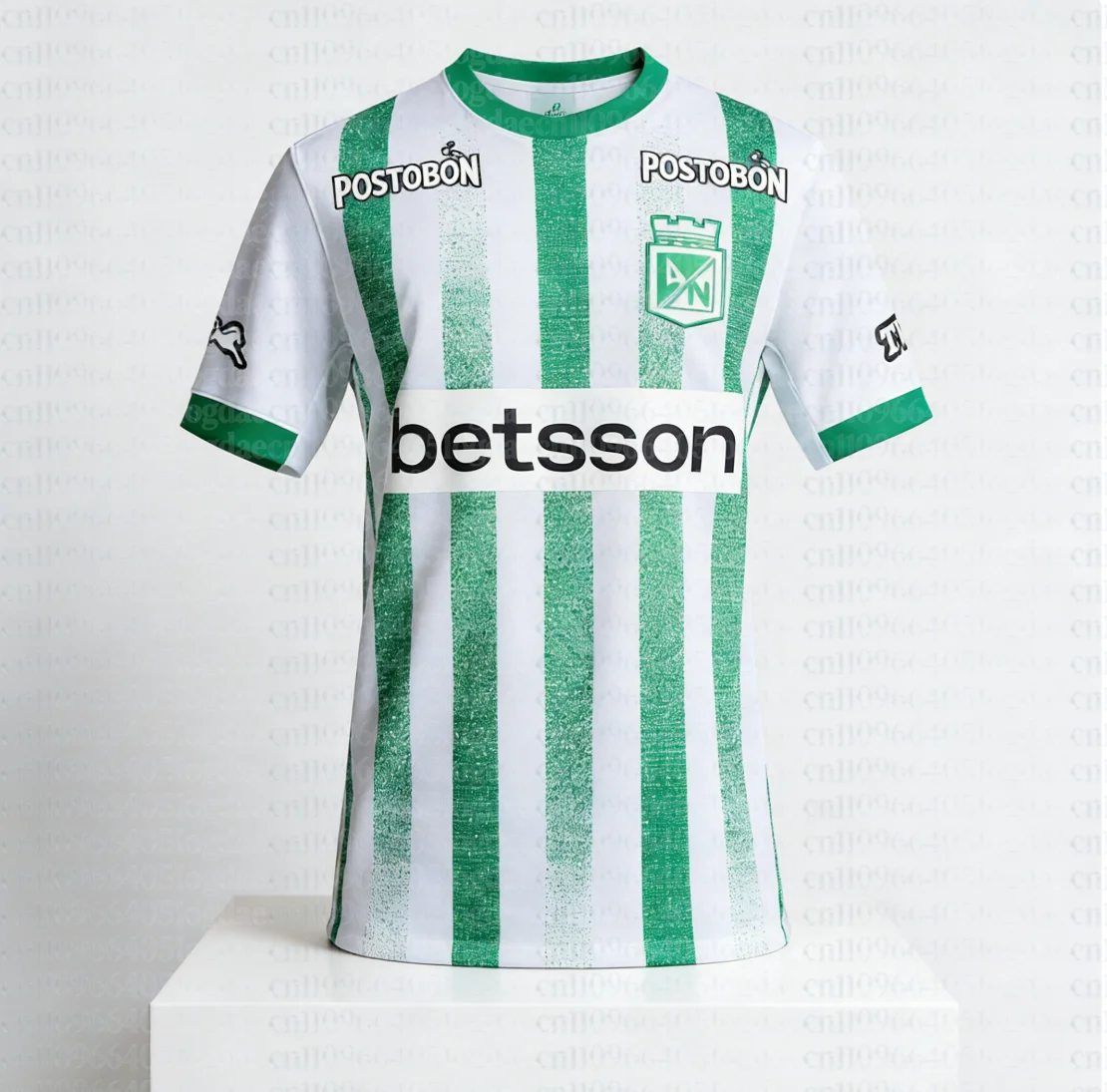 Camisa de Futebol Masculina e Infantil Atlético Nacional Medellín 25-26, Secagem Rápida, Esportiva, Outono, Camiseta Feminina