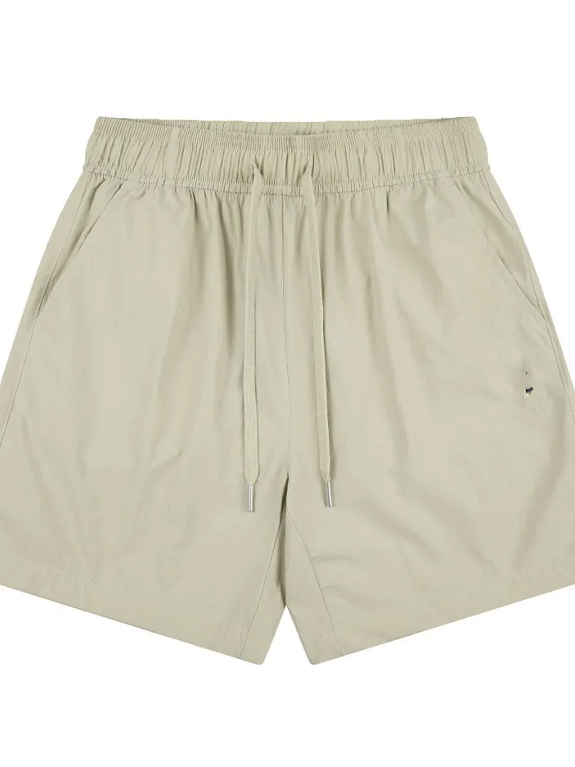 Fashionable Loose Quick Dry Sports Shorts Women's Drawstring Casual Five-Quarter Pants Breathable Beachwear Straight Leg