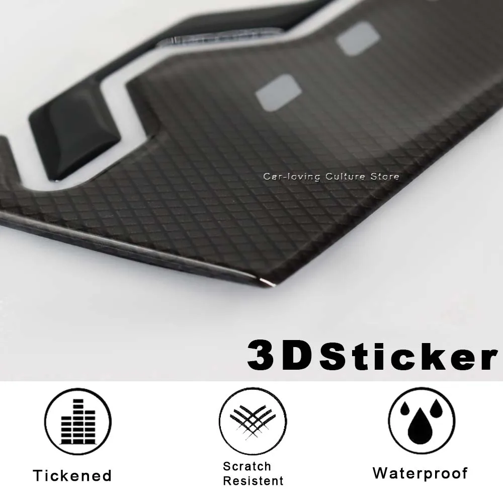 Motorcycle Accesscies Protection Silencer Rear Body Sticker 3D Resin Sticker For Honda NT11oo 2022-2023