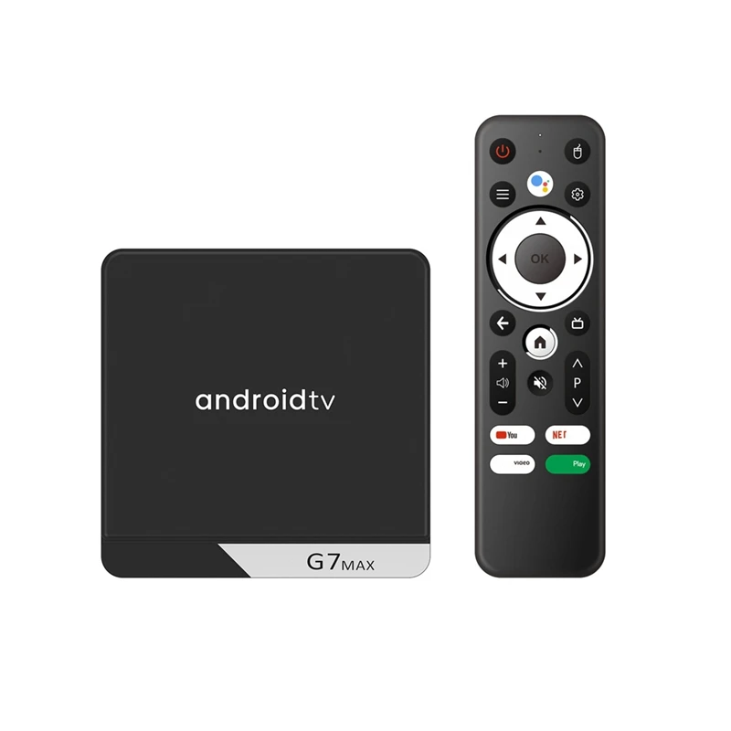 

Smart TV приставка G7 Max, Android 11, S905X4, 4 Гб + 64 ГБ, 1000 м, AV1, 4K, HD, 2,4 ГГц/5 ГГц, двойной Wi-Fi, USB3.0, ТВ-приставка, медиаплеер