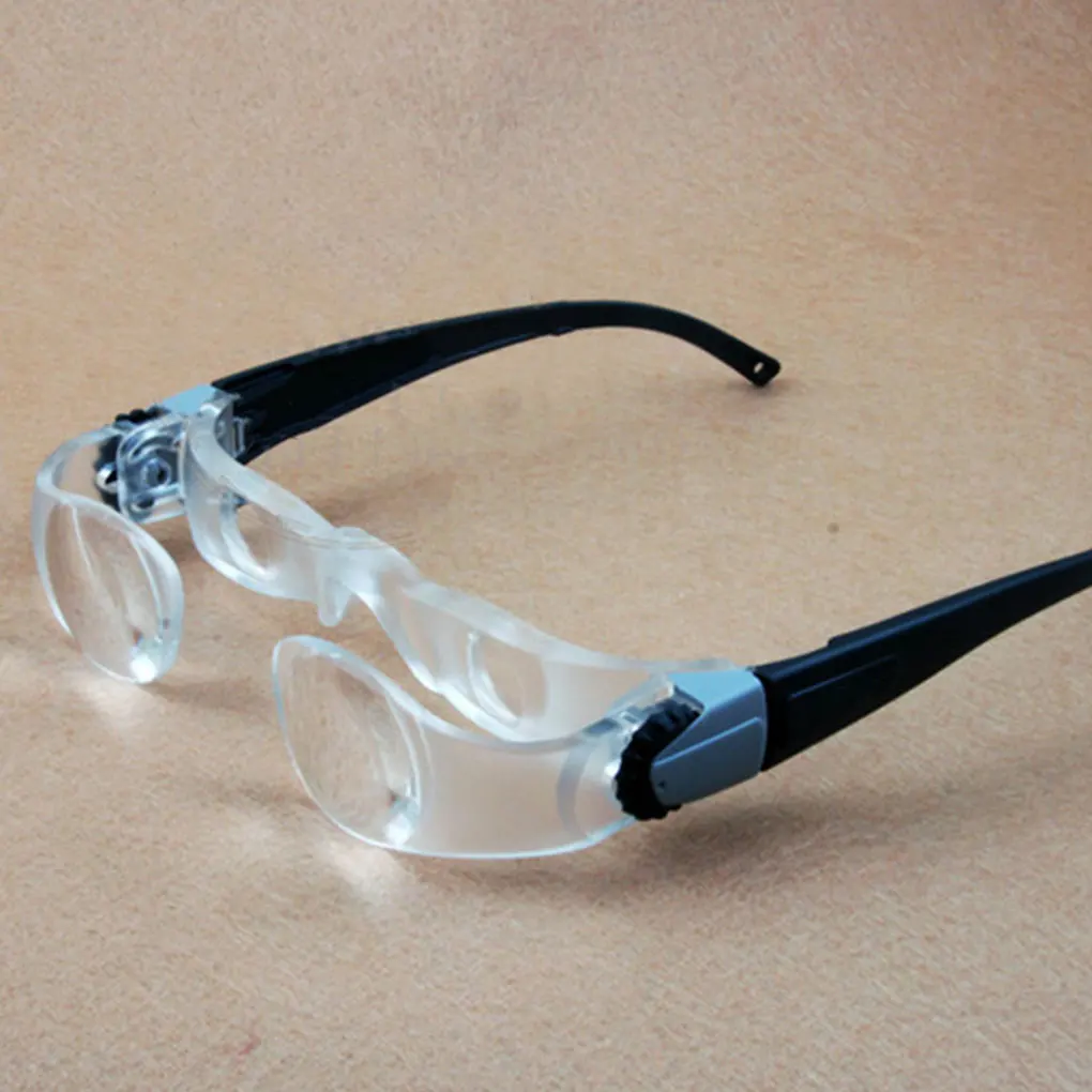 Adjustable 300 Degree TV Glasses Folding Far-Sightedness Magnifying Goggles Reading Aid Tools