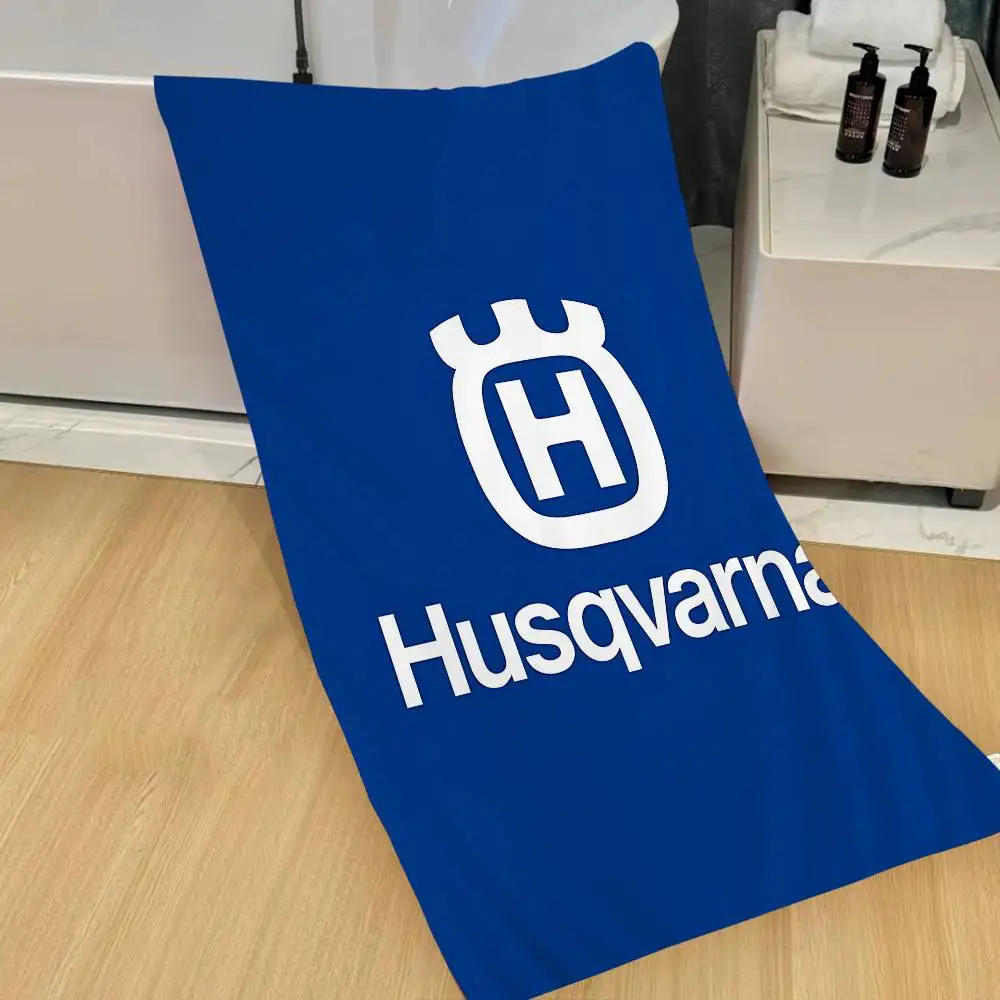 H-Husqvarnas Logo Big Microfiber Beach Towels Quick Dry Towel Sand Beach Towels Pool Towel for Travel Swim Pool Yoga view 5