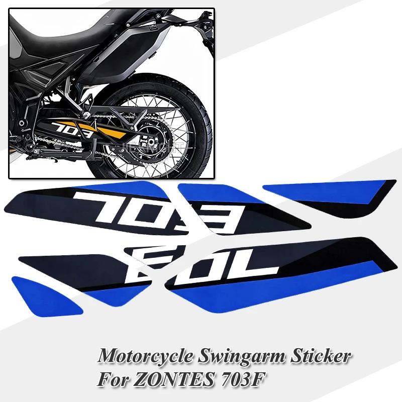 

For Zontes 703F 703 F ZT 703F 2025 Motorcycle Swingarm Sticker Rotating Shaft Swing Arm Protection Decals Waterproof