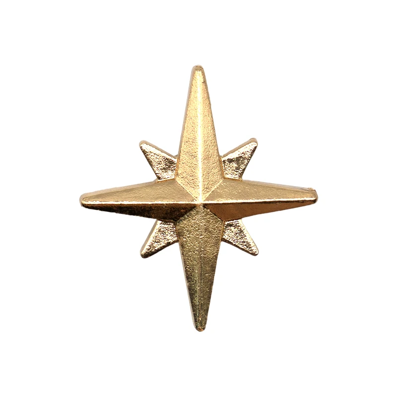 1 Stück Designer Goldene Krone Metall Schuh Charms Seestern Muschel Luxus Dekorationen für Schuhzubehör Herz Pins für Frauen Mädchen – Detail 16
