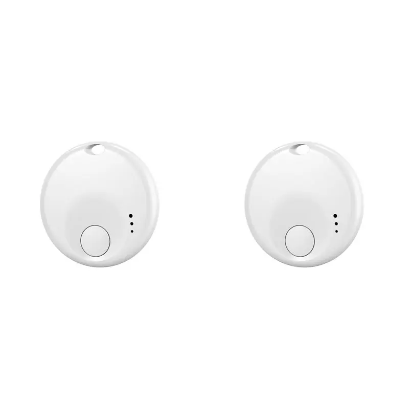 

AA84 2X Мини-трекер N Tag для багажа, беспроводной, совместим с Find My, устройство для поиска ключей, багажа, рюкзаков, белый цвет