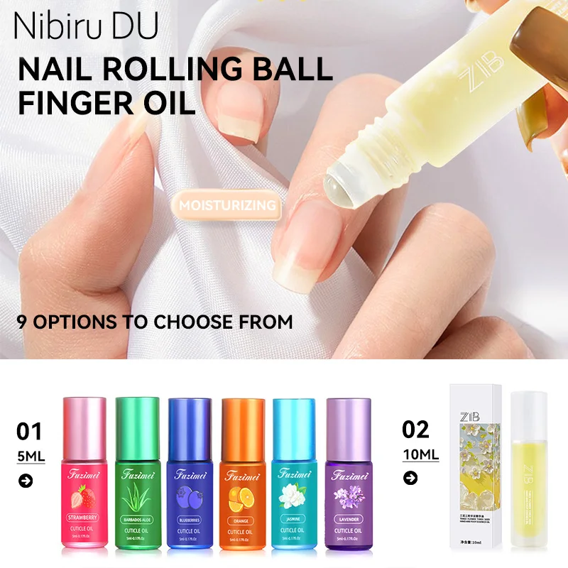 5/10ml Nail Nutrition Oil Pen Nail Treatment 9 Smells Cuticle Repair Oil Prevent Agnail Nail Polish Nourish Skin Remedy Manicure