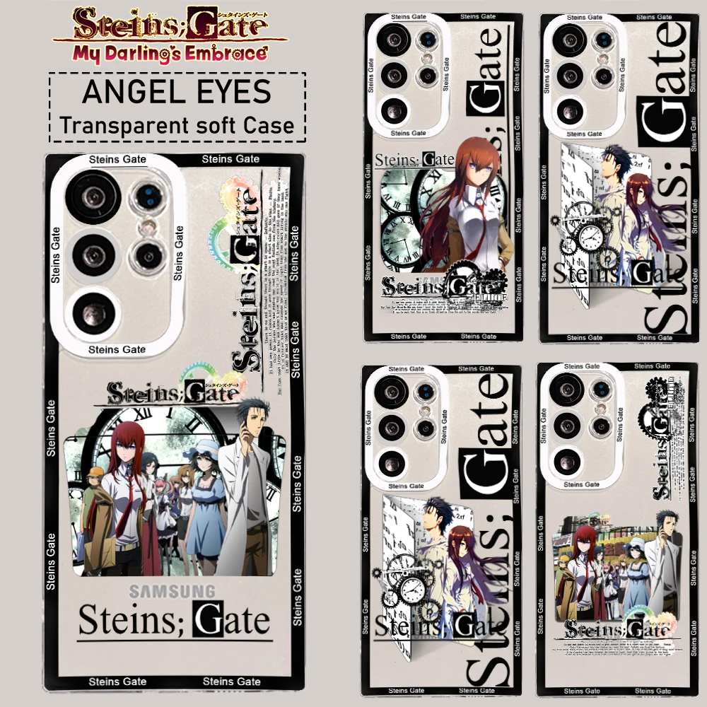 Steins Gate Game Phone Case For Xiaomi Redmi Note 13 12 12C 11 10 10C 10s 9 9s 9A 9T 9C 8 7 Pro Max 4G 5G Transparent Cover