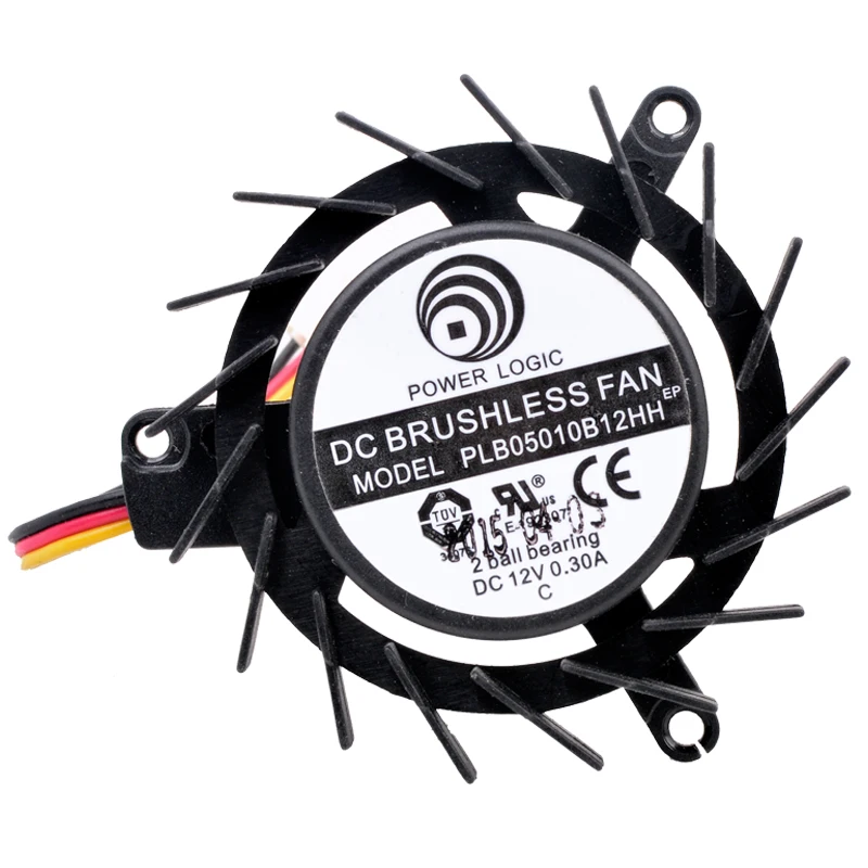 PLB05010B12HH 12V 0.30A diameter 45mm hole pitch 39mm dual ball graphics card cooling fan